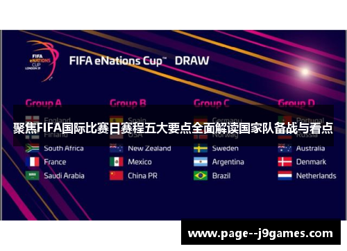 聚焦FIFA国际比赛日赛程五大要点全面解读国家队备战与看点